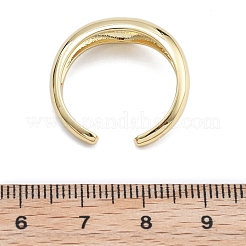 Кольца-манжеты для женщин из латуни с покрытием стойки RJEW-M028-42G