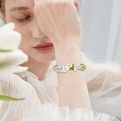 200 шт. 5-лепестковые прозрачные акриловые колпачки для бусин&nbsp;SACR-SP0001-45