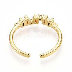 Манжеты из латуни с микро паве кубический цирконий для женщин&nbsp;LS-KK-T070-110