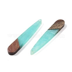 Подвески из смолы и дерева&nbsp;WOOD-F015-01H