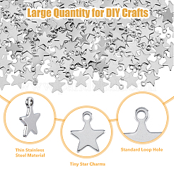 200 шт. подвески из нержавеющей стали 304 STAS-DC0015-35