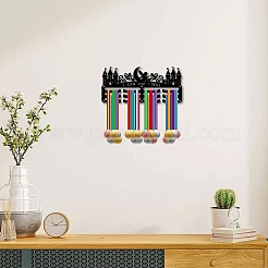 Спортивная тема железная вешалка для медалей настенная стойка для дисплея ODIS-WH0055-257