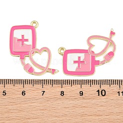 Pendentifs en émail en alliage à thème médical&nbsp;AL-CBA2919-03G-01B