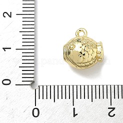 Pendenti in zirconi cubici trasparenti in micro pavè di ottone&nbsp;KK-I476-04G
