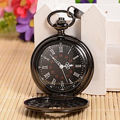 Открываться плоские круглые сплава подвеска карманные часы WACH-L024-16