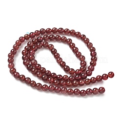Гранат природный бисер нитей G-Z104-A01-4mm