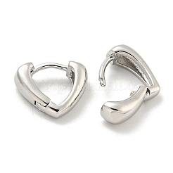 Латунные серьги обруча EJEW-L211-010M-P