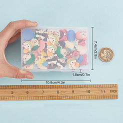 32pcs 8 cabochons en résine de style&nbsp;CRES-SC0002-30