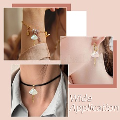 15 pièce en acrylique transparent 5 couleurs avec pendentifs en laiton&nbsp;PALLOY-CJ00191