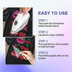Rhinestone di vetro hotfix&nbsp;DIY-WH0303-833