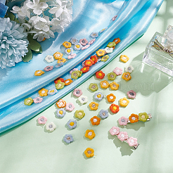 120 шт. 12-х цветные аксессуары для украшения из полиэстера DIY-MA0005-17