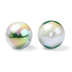 Placcatura uv perline acriliche iridescenti arcobaleno&nbsp;OACR-F004-09D