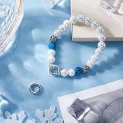 2 шт. 925 кольца-пружинки из стерлингового серебра&nbsp;STER-SC0001-36A