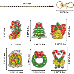 Kit portachiavi pittura diamante fai da te&nbsp;DIY-SC0019-77