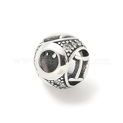 Латунные прозрачные фианиты европейские бусины FIND-M049-01AS-08