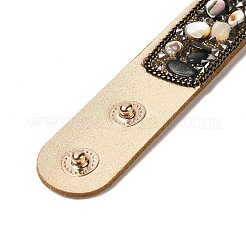 Armband aus Wildlederimitat mit Druckknöpfen&nbsp;BJEW-F428-09