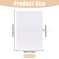 50 Stück rechteckige leere Papierkarte&nbsp;DIY-WH0591-322B