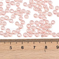 トーホー 6/0ラウンドビーズ  日本製シードビーズ  （透明な光沢のあるバラ290)個  4mm  穴：1.5mm  約168個/10g&nbsp;X-SEED-TR06-0290