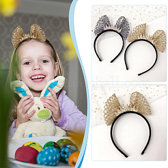 5 ярд плоской рождественской блестящей ленты с металлической проволокой OCOR-WH0070-74B