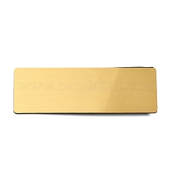 Badge nominatif vierge en plastique avec épingles métalliques&nbsp;KY-D024-01B