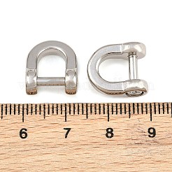 Anello a D staccabile a ferro di cavallo in lega&nbsp;AL-CBA9266-01P