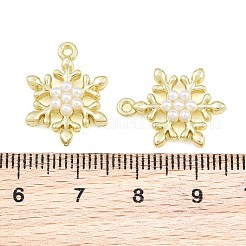 Pendentifs en alliage et plastique ABS avec perles&nbsp;PL-CBAF039-01G