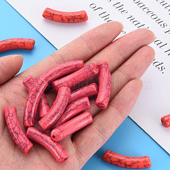 Непрозрачные акриловые бусины с краклеем MACR-S372-002N-005