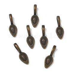 Тибетский сплав стиля клей-на плоской прокладки поручительств&nbsp;X-TIBEP-Q064-183AB-NR