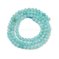 Природных амазонит бисер нитей G-E411-43-4mm