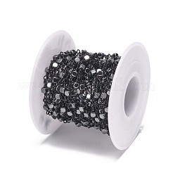 Catene in rilievo di ematite sintetiche non magnetiche fatte a mano&nbsp;CHC-F007-17