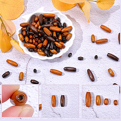 360шт 8 вида деревянных бусин&nbsp;WOOD-PA0001-10