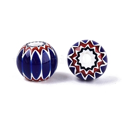 Handgefertigte Millefiori-Glas-Unterlegscheibe-Perlen&nbsp;LA-UK0001-01
