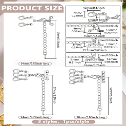 3 шт. 3 стиля зажимов-клешней из цинкового сплава&nbsp;FIND-LP0002-36