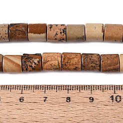 Natürliches Bild Jaspis Perlen Stränge&nbsp;G-Q606-01A-01
