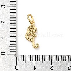 Латунные микро проложить кубического циркония подвески KK-M273-01G-P