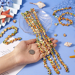 6 нить 6 вида синтетических бирюзовых бусин&nbsp;G-TA0001-94