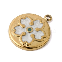 Подвески из нержавеющей стали 304 с эмалью&nbsp;STAS-B128-99G-A02