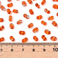 Стеклянные бусины Пикассо SEED-T006-04-24