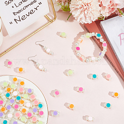 УФ-покрытие Радужные переливающиеся акриловые европейские бусины&nbsp;SACR-SC0001-55