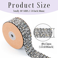 Лента из полиэстера длиной 10 м с металлической окантовкой. OCOR-TAC0034-01