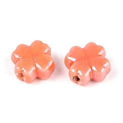 Фарфоровые бусины ручной работы&nbsp;PORC-Z001-01R-01