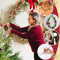Kits de perles de Noël rondes à faire soi-même&nbsp;DIY-PH0034-05