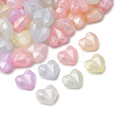 Светящиеся прозрачные акриловые бусины LACR-S001-14B