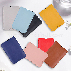 8 шт. 8-х цветная выдвижная багажная бирка из искусственной кожи со шнурком&nbsp;AJEW-CL0001-90