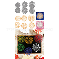 Углеродистая сталь разрезает трафареты DIY-WH0309-2728