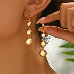 Железные серьги-кольца с кисточками TK9810-2