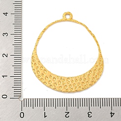 イオンプレーティング（IP）304ステンレスペンダント  リングチャーム  18KGP本金メッキ  38.5x33x1mm  穴：2mm&nbsp;STAS-A099-01G