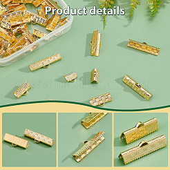 Латунные бусины конца для ленты&nbsp;KK-PH0003-96