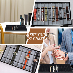 10 прямоугольный сетчатый ремешок для часов из искусственной кожи&nbsp;ODIS-NB0001-38B