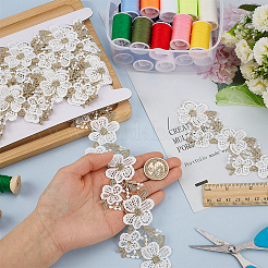 7.5 ярд ленты из полиэстера с кружевной отделкой&nbsp;OCOR-FG0003-06A